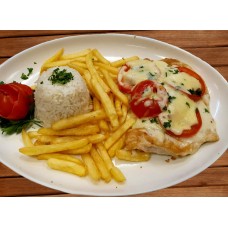 Kemencés sült csirkemell  