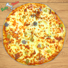 Nagy Péter súlyemelő pizzája  